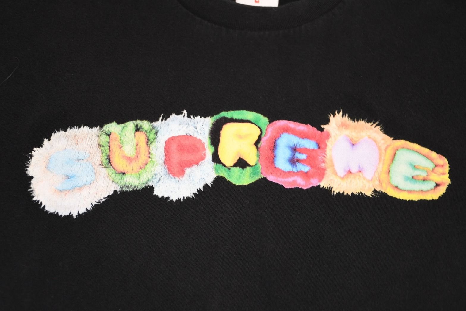 Supreme Pillows Tee Navy L 新品同様 納品書有2019 Supreme シュプリーム 19AW Pillows Tee ブラック マルチカラー