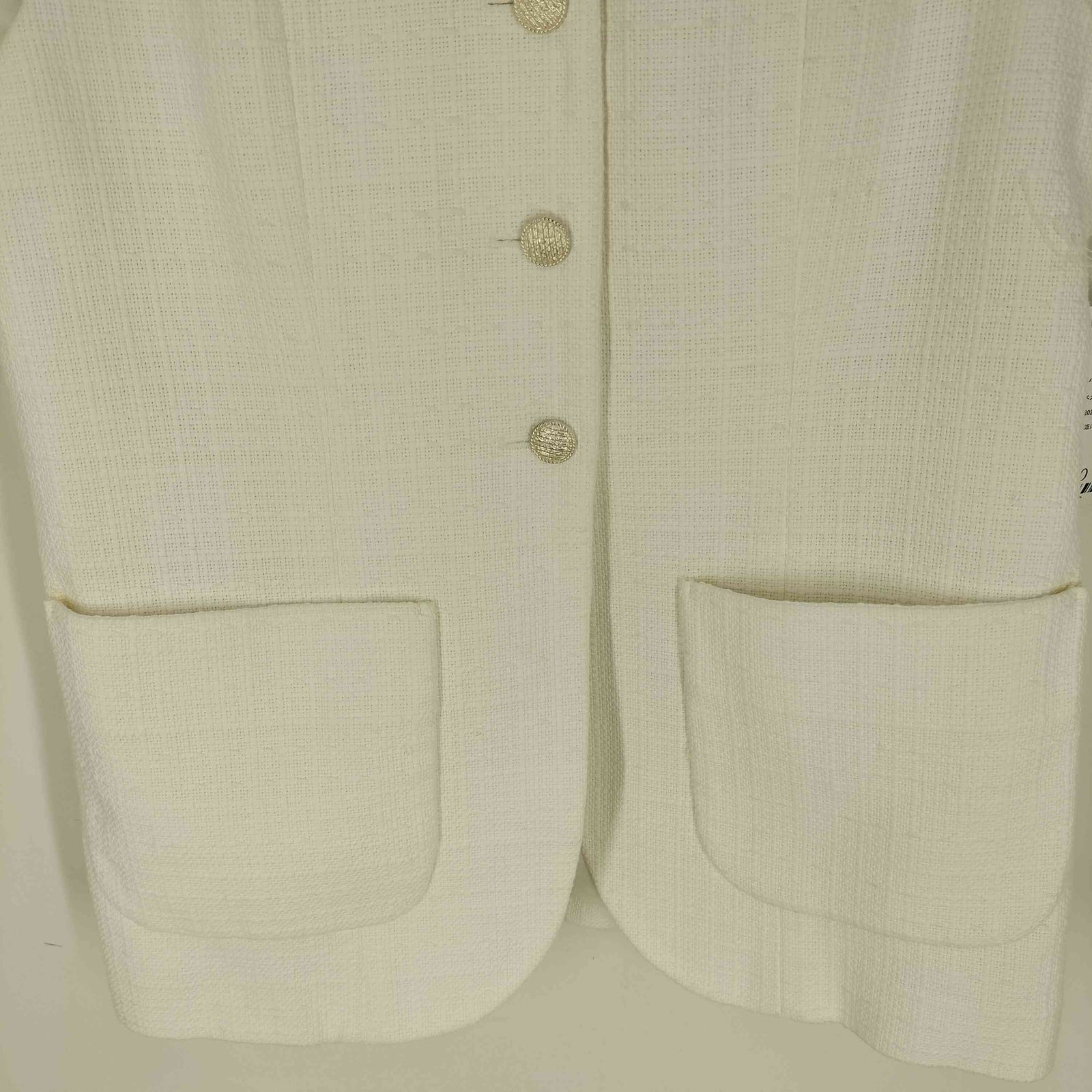 アナイ ANAYI 23SS コットンオックスパッチポケットジレ レディース