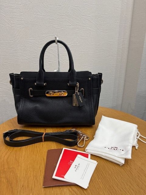 美品 COACH コーチ スワッガー27 2way ハンドバッグ ショルダー