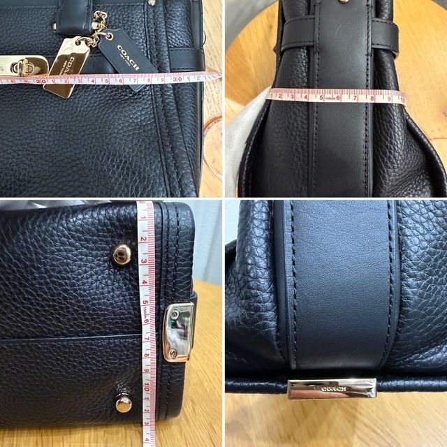 ✨美品✨コーチ　ハンドバッグ 2way スワッガー　レザー　ブラック 美品 COACH コーチ スワッガー27 2way ハンドバッグ ショルダー