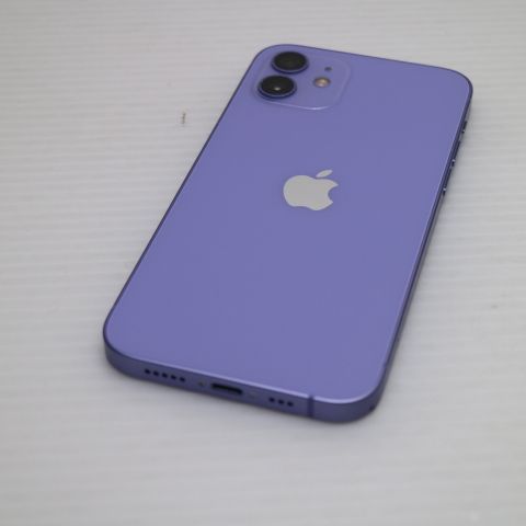 超美品 SIMフリー iPhone12 128GB パープル 即日発送 スマホ 白ロム