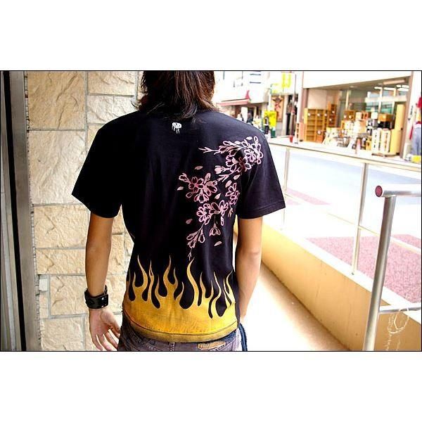 戦国武将Tシャツ 〔前田慶次〕 XLサイズ 半袖 綿100% ブラック(黒) 〔メンズ 大きいサイズ Uネック おもしろ〕