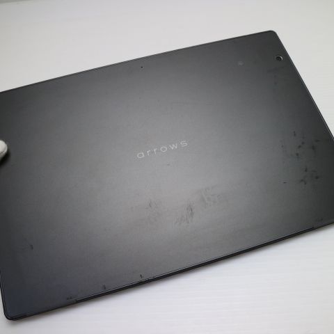 良品中古 F-02K arrows Tab ブラック タブレット 白ロム 中古