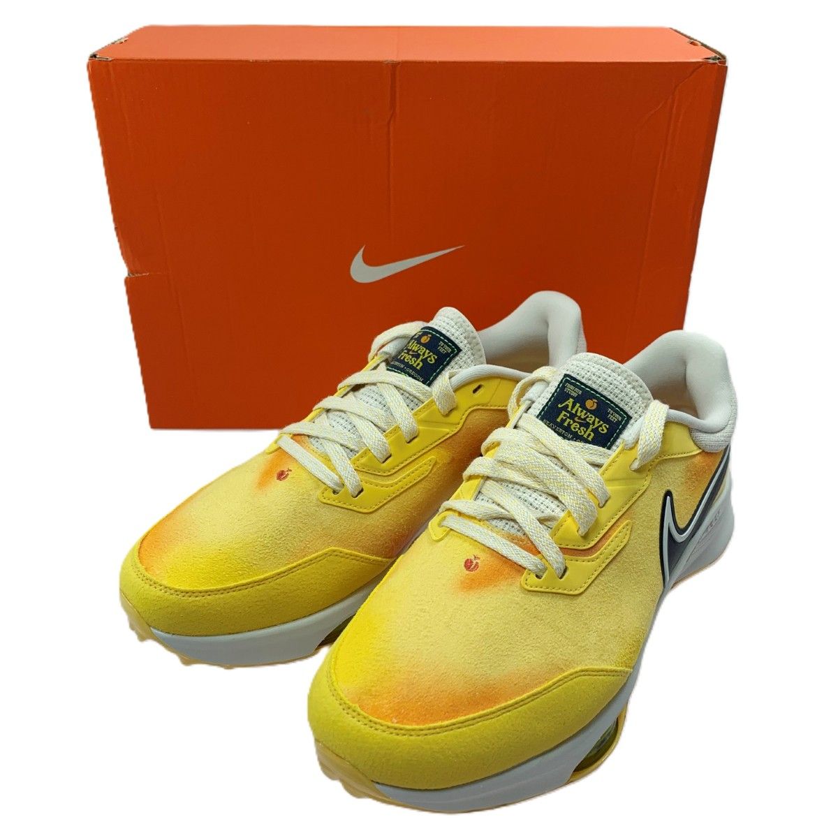 ☆☆NIKE ナイキ エア ズーム インフィニティ ツアー  DX9047 701 イエロー ゴルフシューズ SIZE 27cm 未使用品 NIKE ナイキ エア ズーム インフィニティ ツアー DX9047 701 イエロー