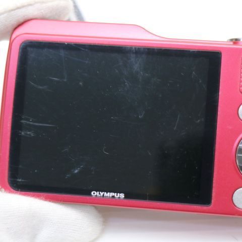 美品 VG-170 レッド 即日発送 デジカメ OLYMPUS デジタルカメラ 本体
