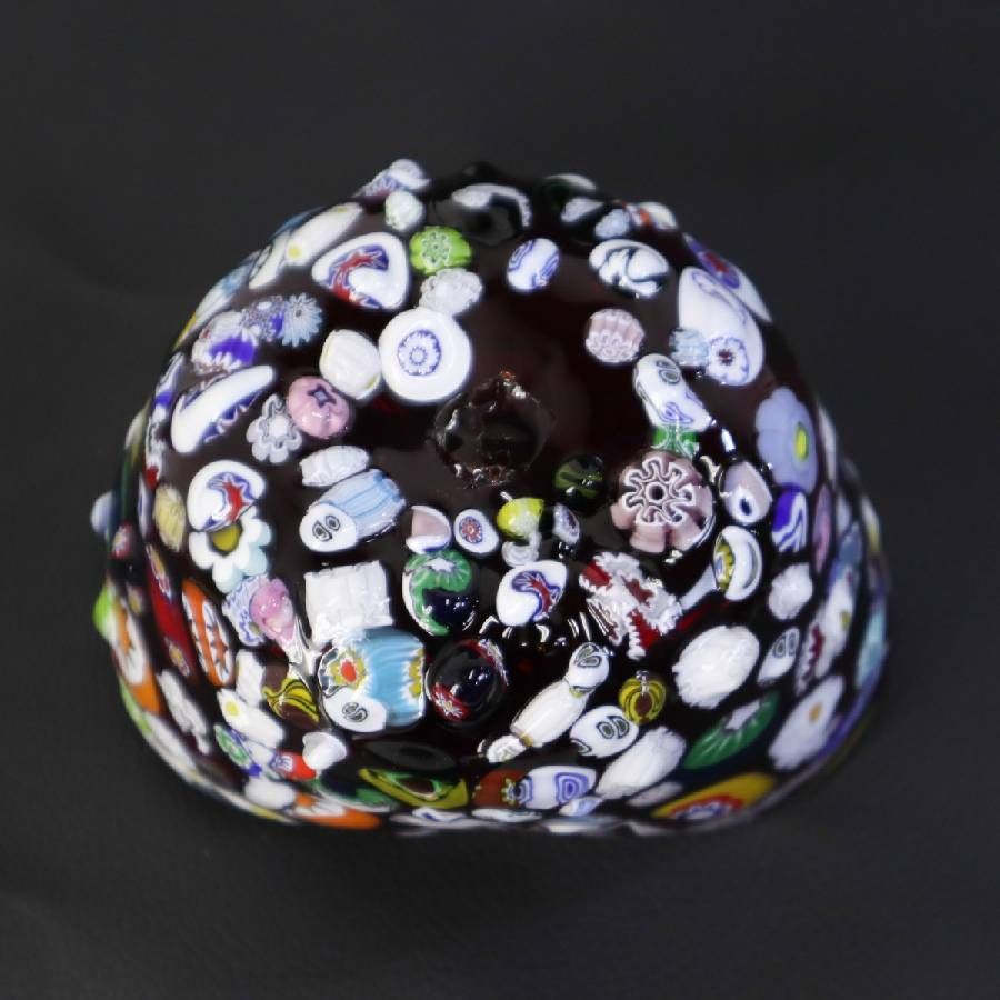 美品！ベネチアンガラス ムラーノガラス ミルフィオリ ボウル 花瓶