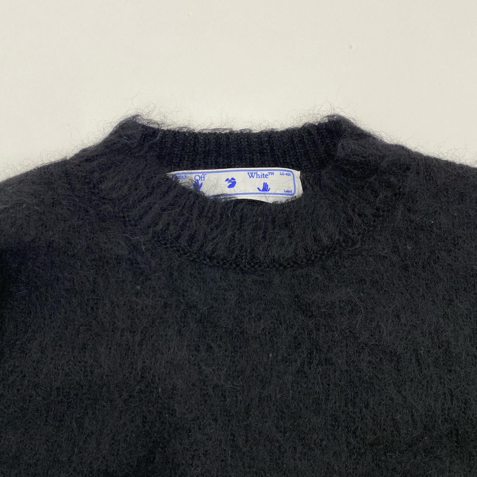 姫路東店】 中古 OFF-WHITE | オフホワイト セーター Diag Brushed