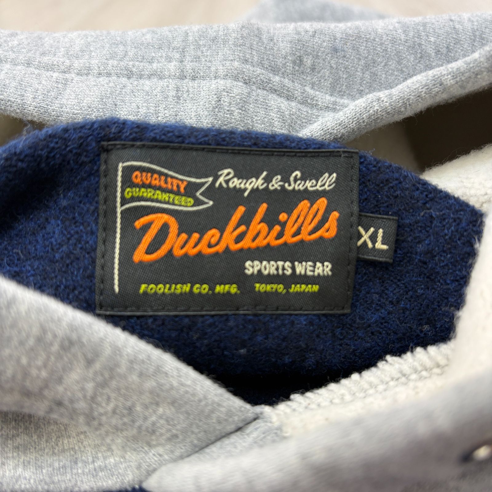 ROUGH&SWELL ラフアンドスウェル フード付きパーカー フーディ XL