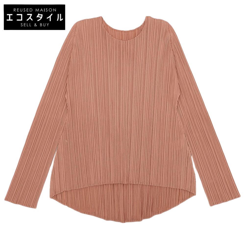 PLEATS PLEASE プリーツプリーズ 美品 CORAL PINK 長袖 カットソー