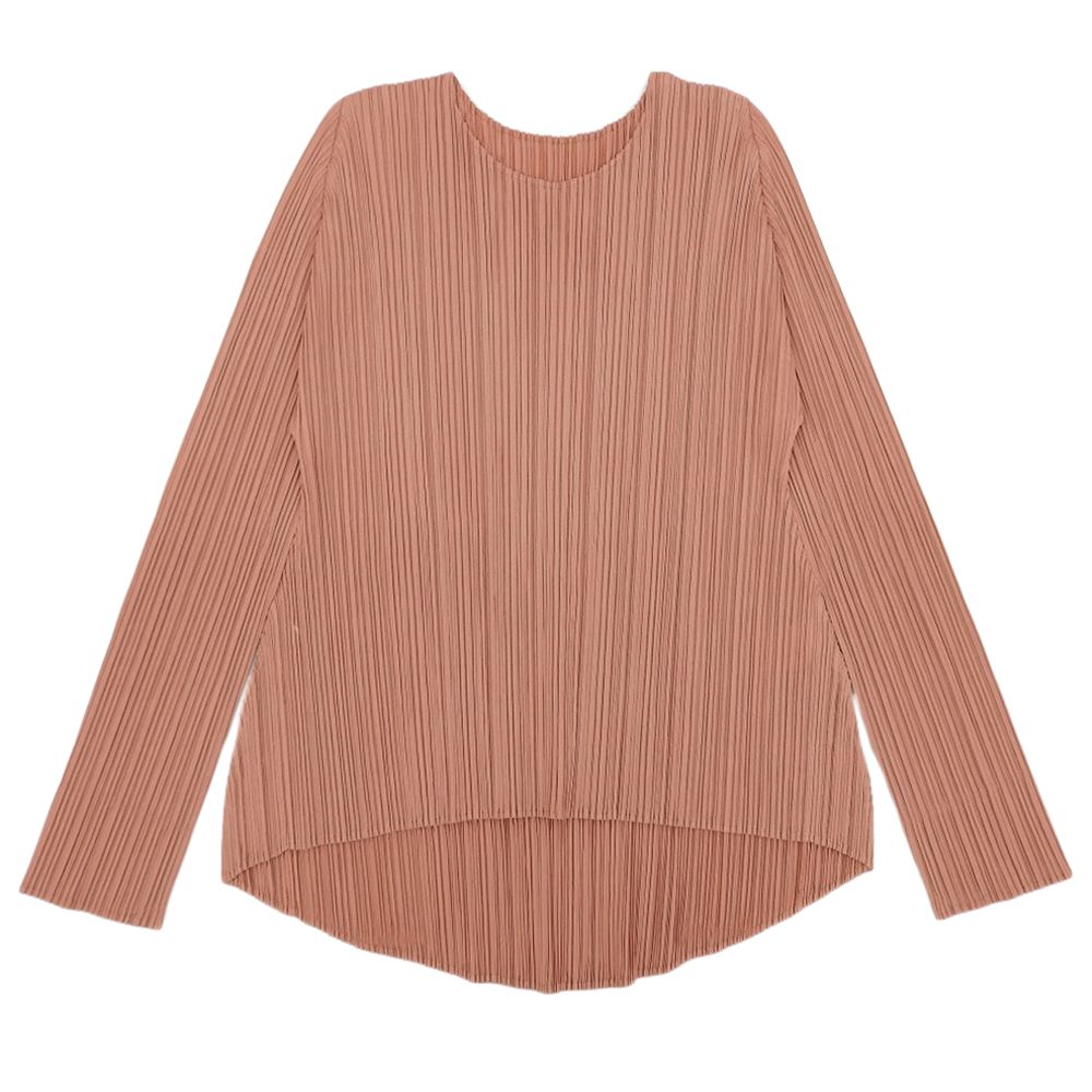 PLEATS PLEASE プリーツプリーズ 美品 CORAL PINK 長袖 カットソー