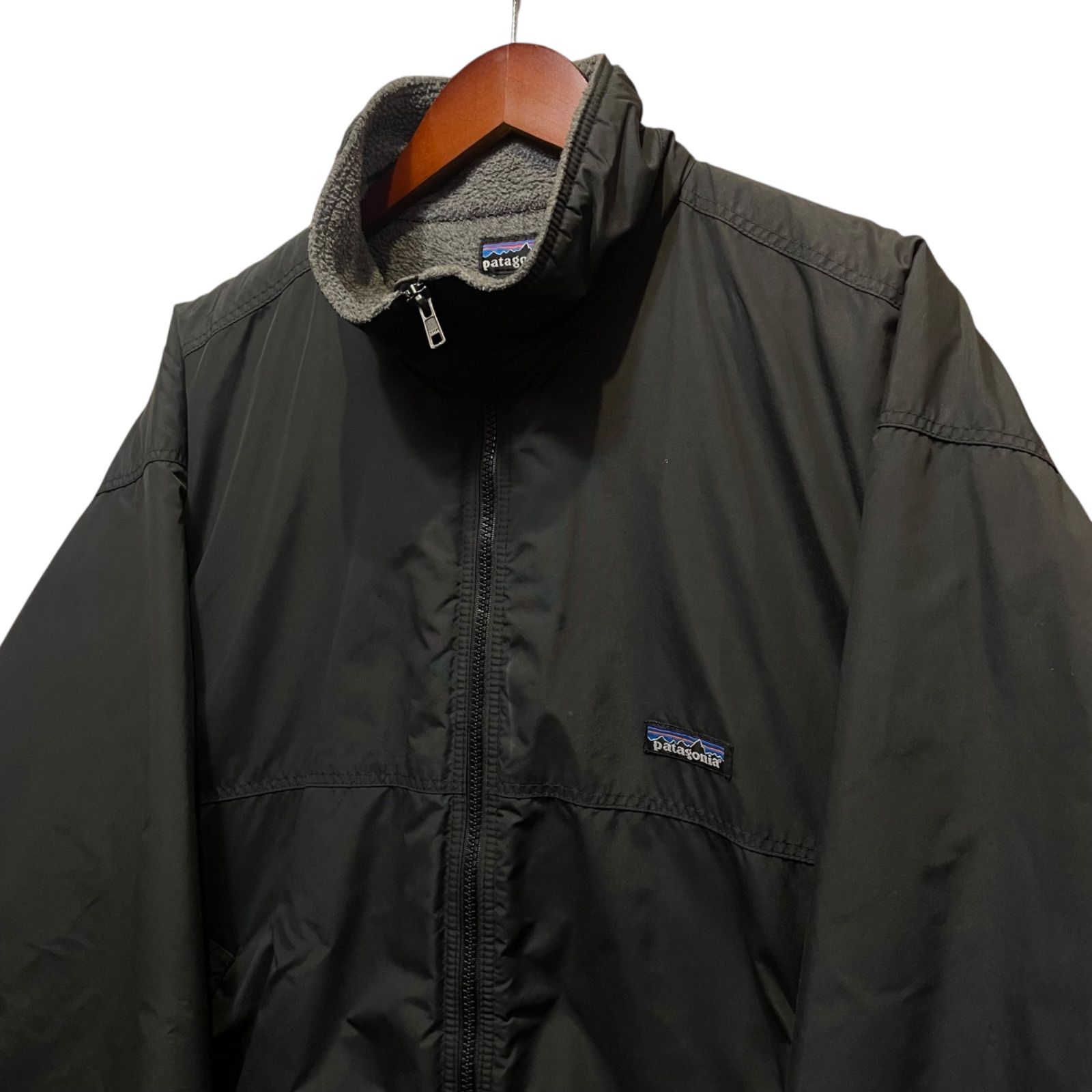 00s patagonia Shelled Synchilla Jacket 黒 L パタゴニア シェルド