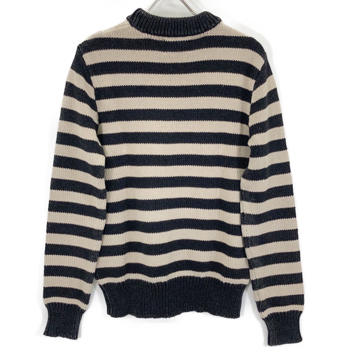 RRL ダブルアールエル 782638093001 ﾎﾞｰﾀﾞｰ ｸﾙｰﾈｯｸ ｺｯﾄﾝﾆｯﾄ S 【公式通販】