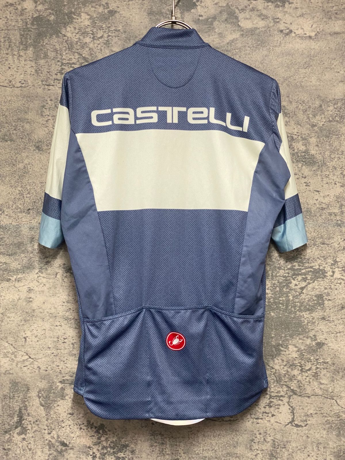 JX964 カステリ CASTELLI 半袖 サイクルジャージ 紺白 M - メルカリ