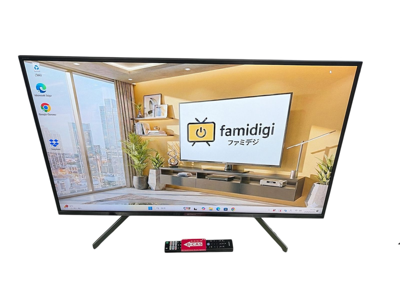 SONY Android 4K 液晶テレビ BRAVIA 49型 LED ソニー2017年製 KJ 