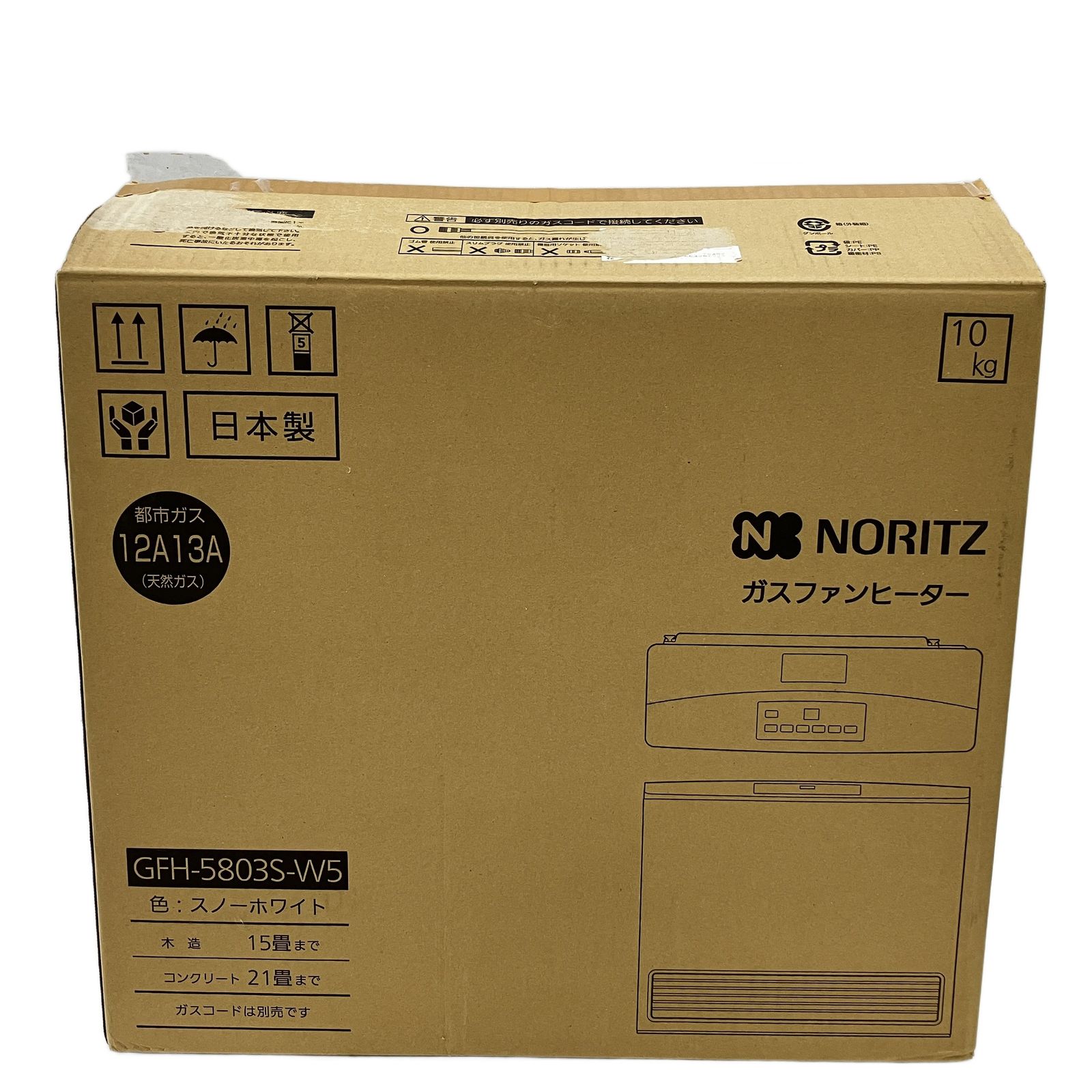 NORITZ ガスファンヒーター GFH-5803S-W5 【公式通販】
