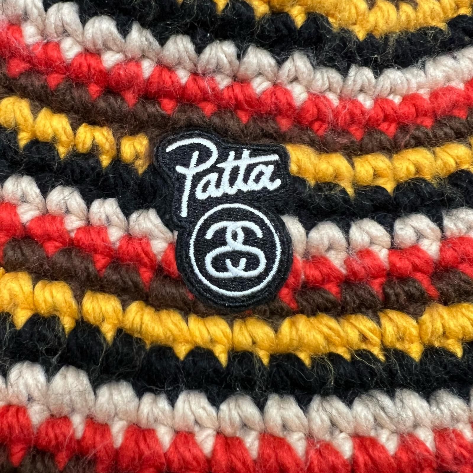 STUSSY × Patta 24SS Striped Knit Bucket ストライプニットバケット