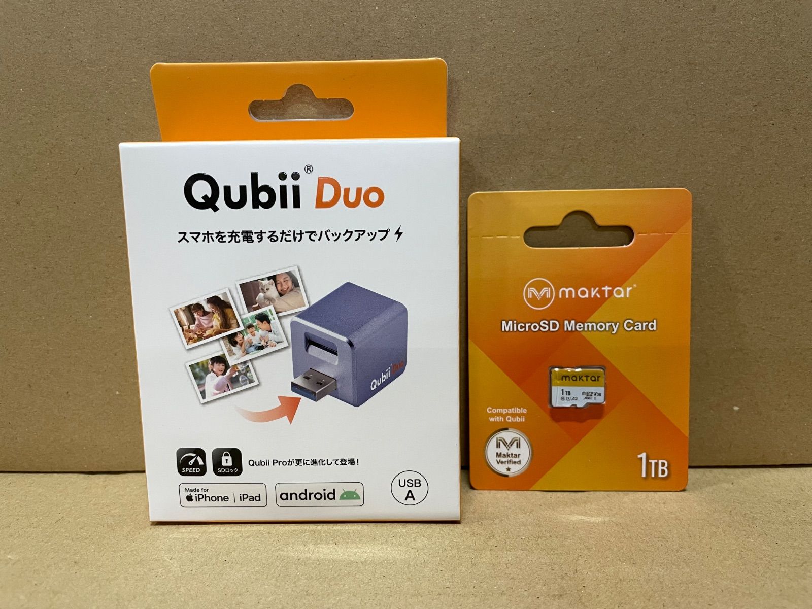 新品】Qubii Duo 1TB microSDセット パープル - メルカリ