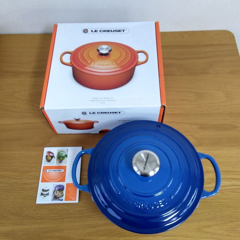 ル・クルーゼ シグニチャー ココットロンド 24cm マルセイユブルー Amazon.co.jp: 【Le Creuset】 シグニチャー ココット・ロンド 20cm