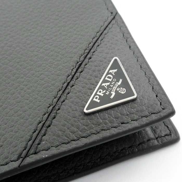 新品】【PRADA専用紙袋付き】プラダ 2MO738 VIT.MICRO GRAIN MERCURIO
