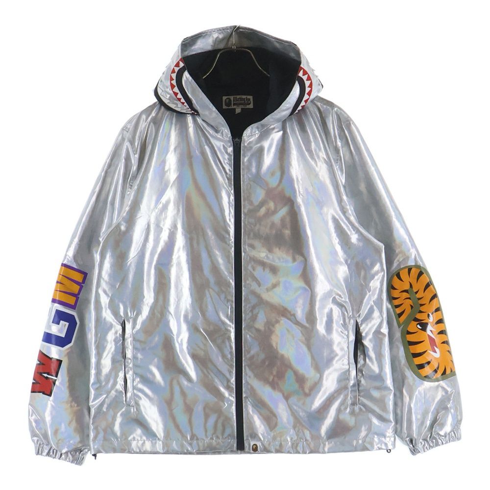A BATHING APE (アベイシングエイプ) ワッペンロゴジップパーカー 