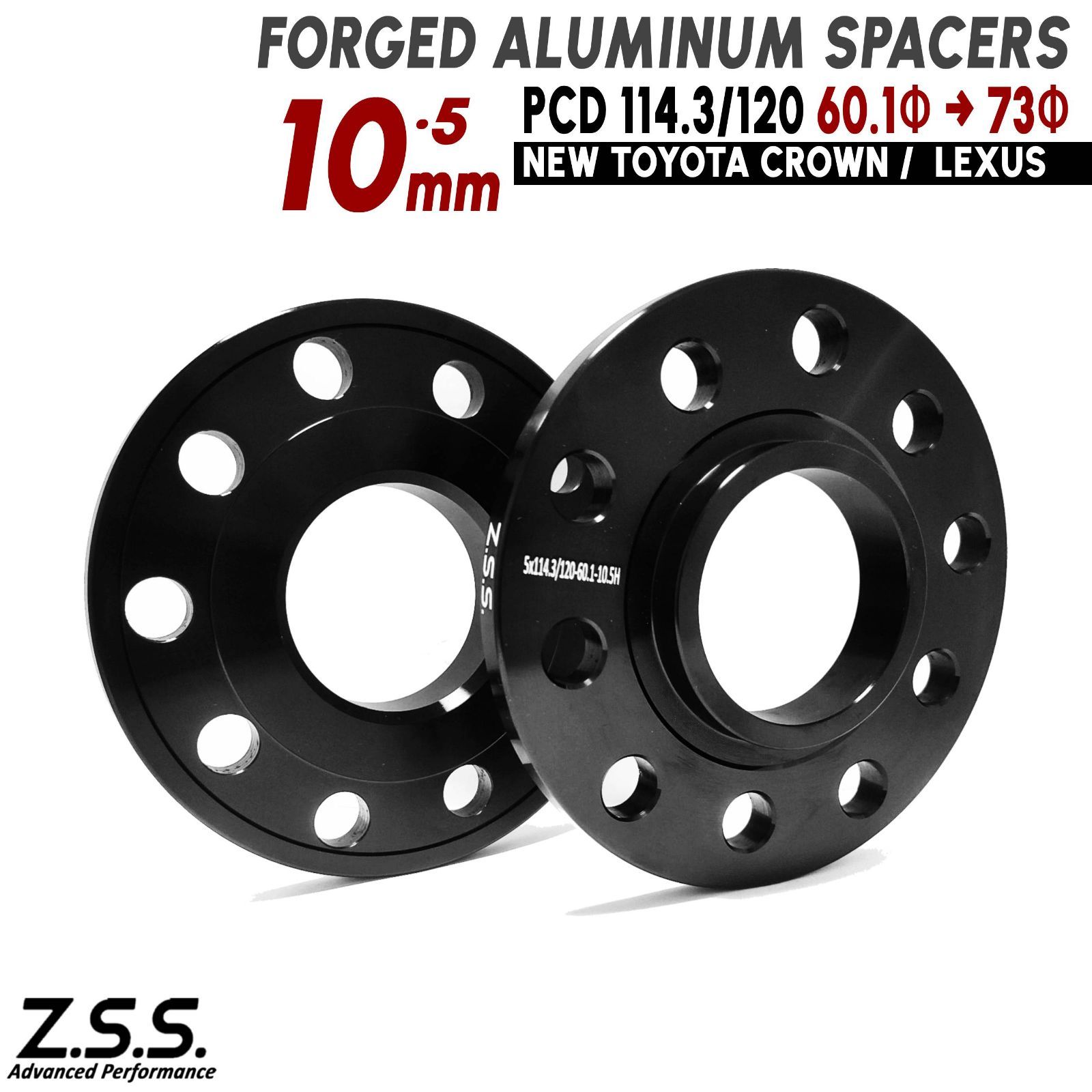Z.S.S. AP 【ハブ径変換 60.1φ → 73φ】 レクサス LBX AY10 (2023