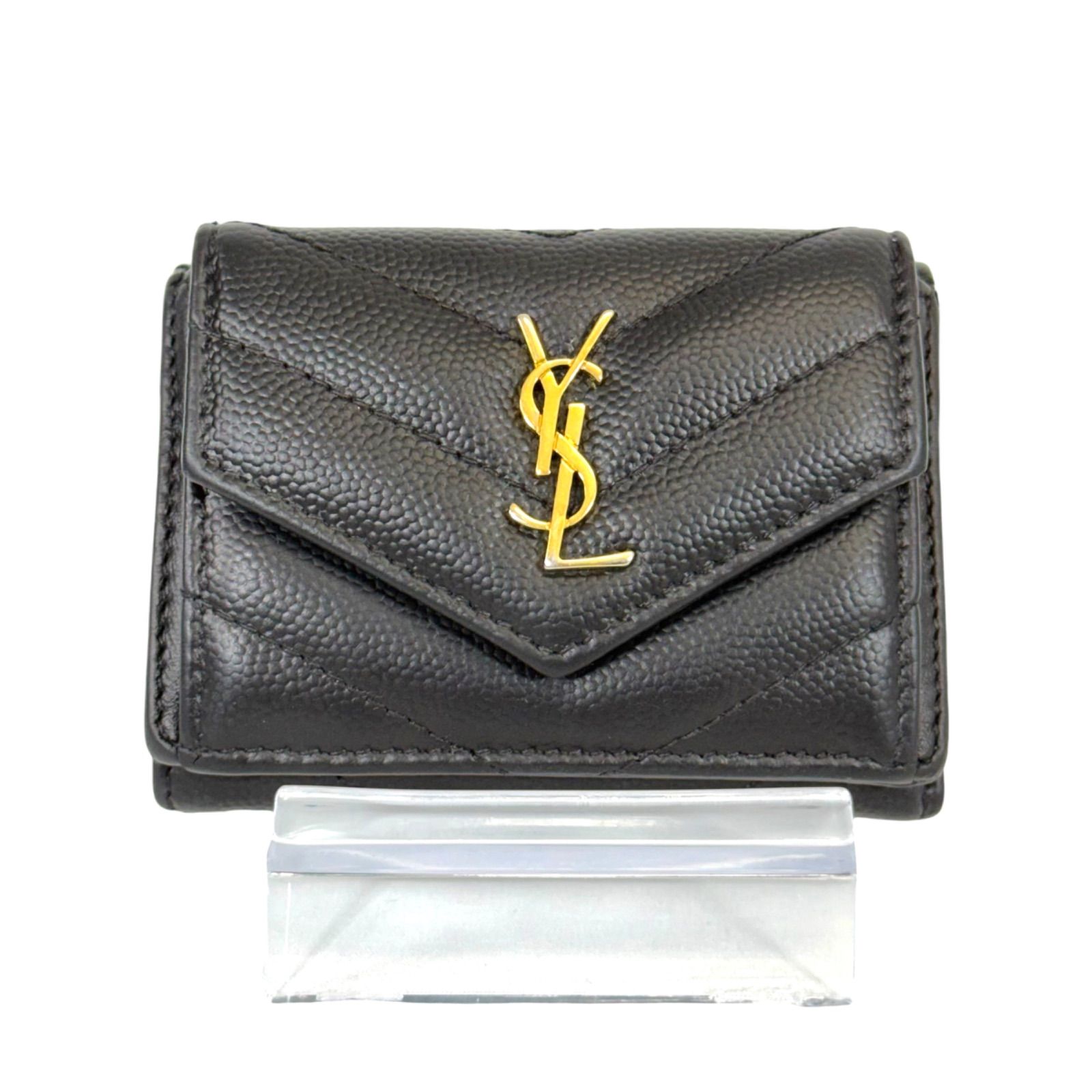 人気・美品】サンローラン キャビアスキン カサンドラ タイニー ミニ