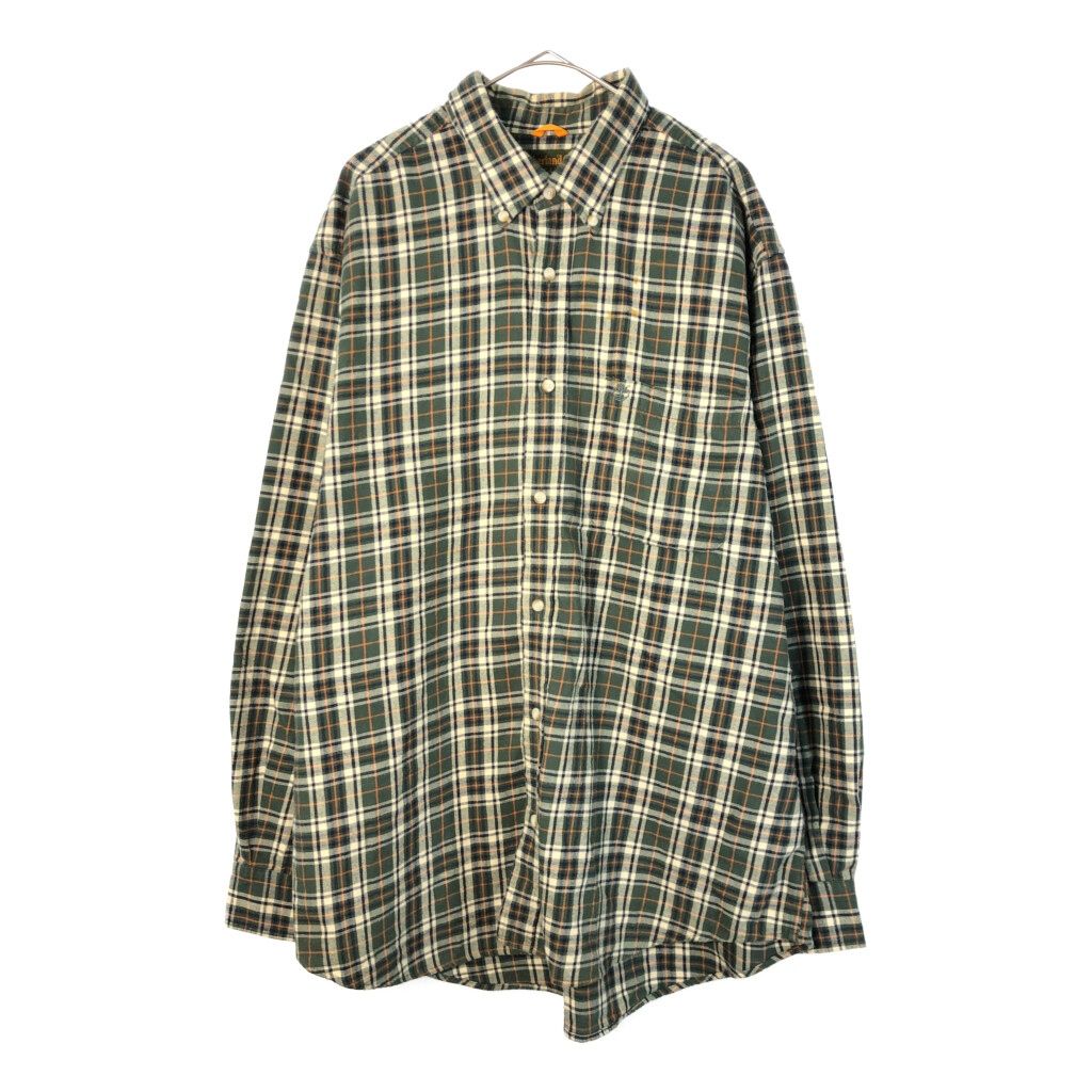 90年代 Timberland ティンバーランド ボタンダウン フランネルシャツ