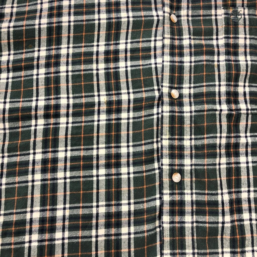 90年代 Timberland ティンバーランド ボタンダウン フランネルシャツ