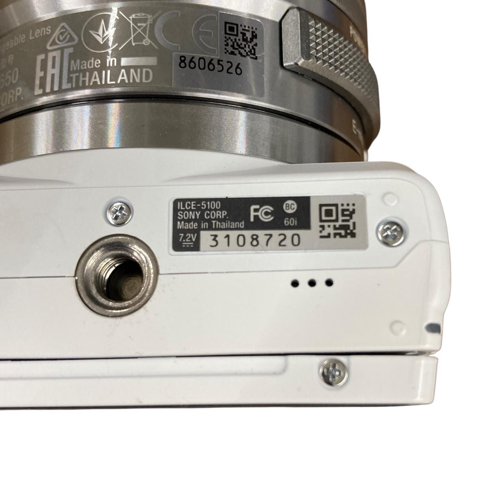 118012 動作確認済み SONY ソニー α5100 ミラーレス一眼カメラ パワー