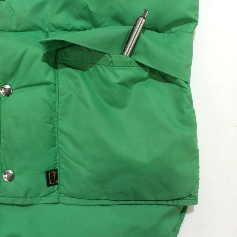70s vintage WOOLRICH グースダウン ダウンベスト メンズ 表記Sサイズ