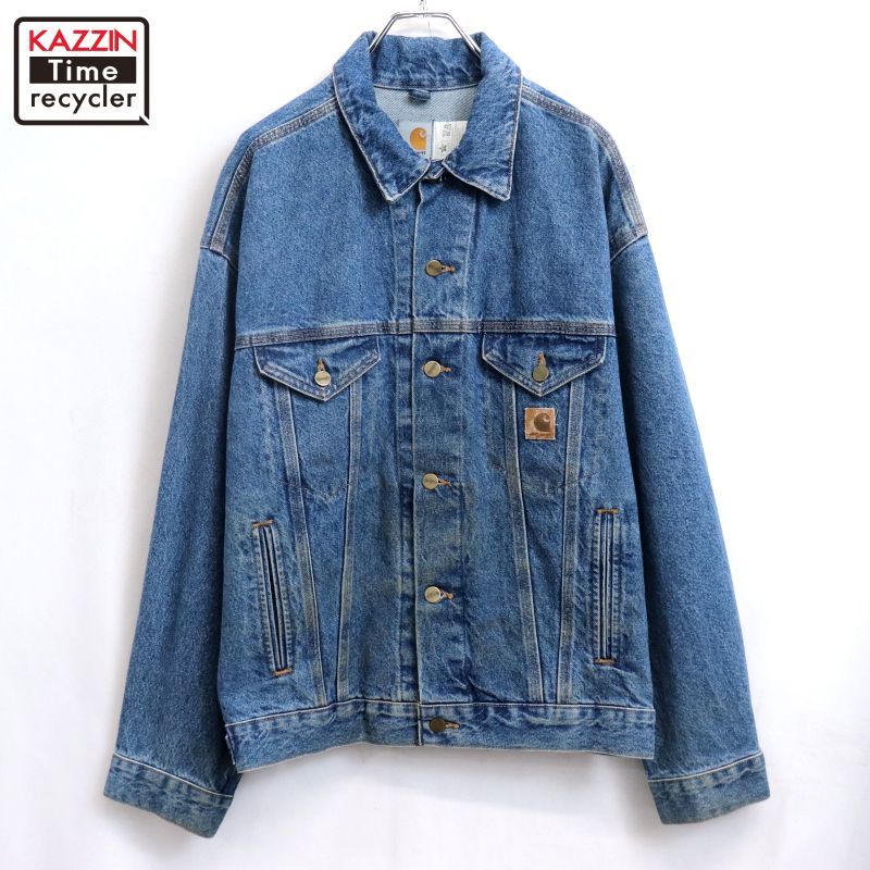 90s USA製 vintage Carhartt デニムジャケット メンズ 表記Mサイズ