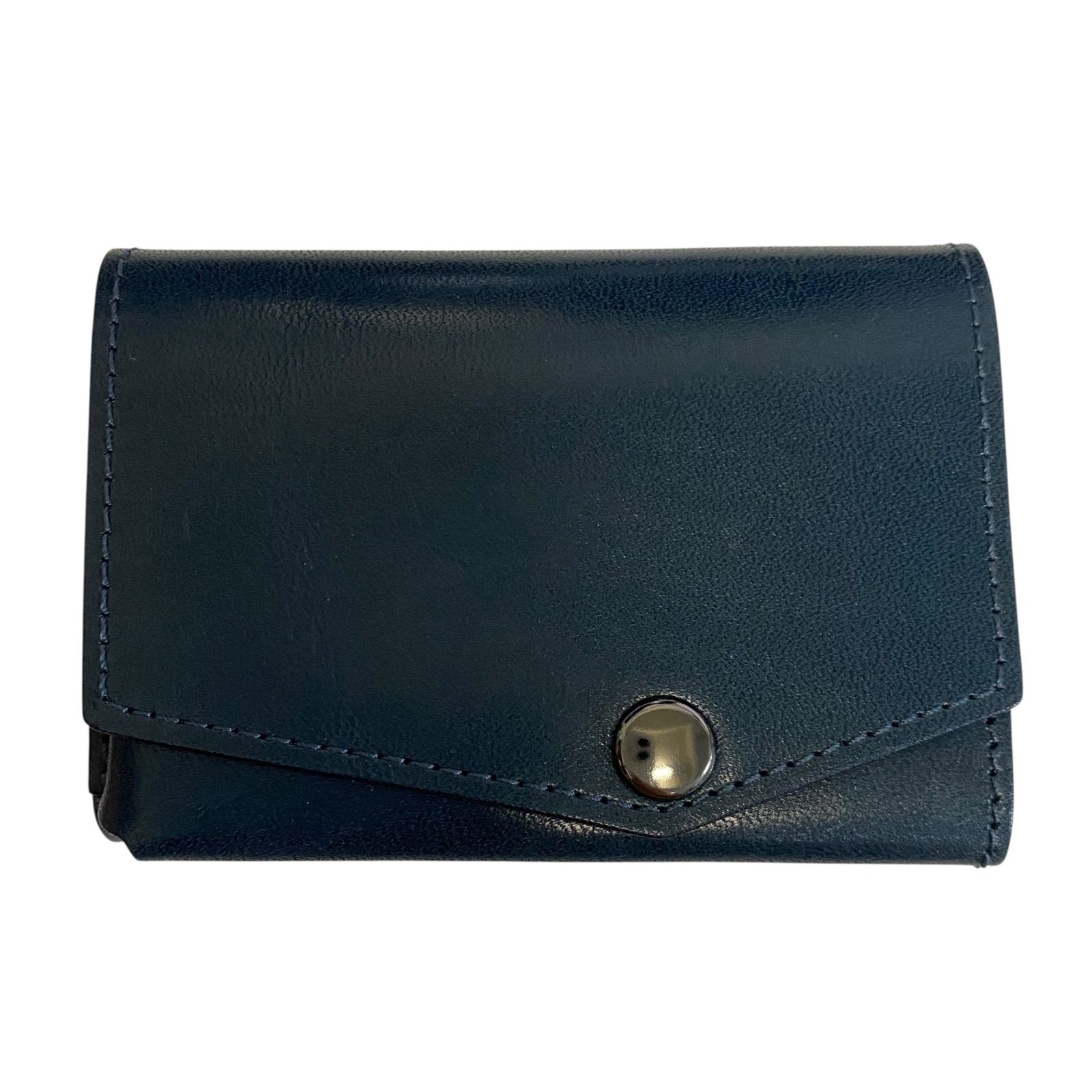 abrAsus アブラサス 小さい財布 高島屋 限定 ネイビー ブルー 2つ折り