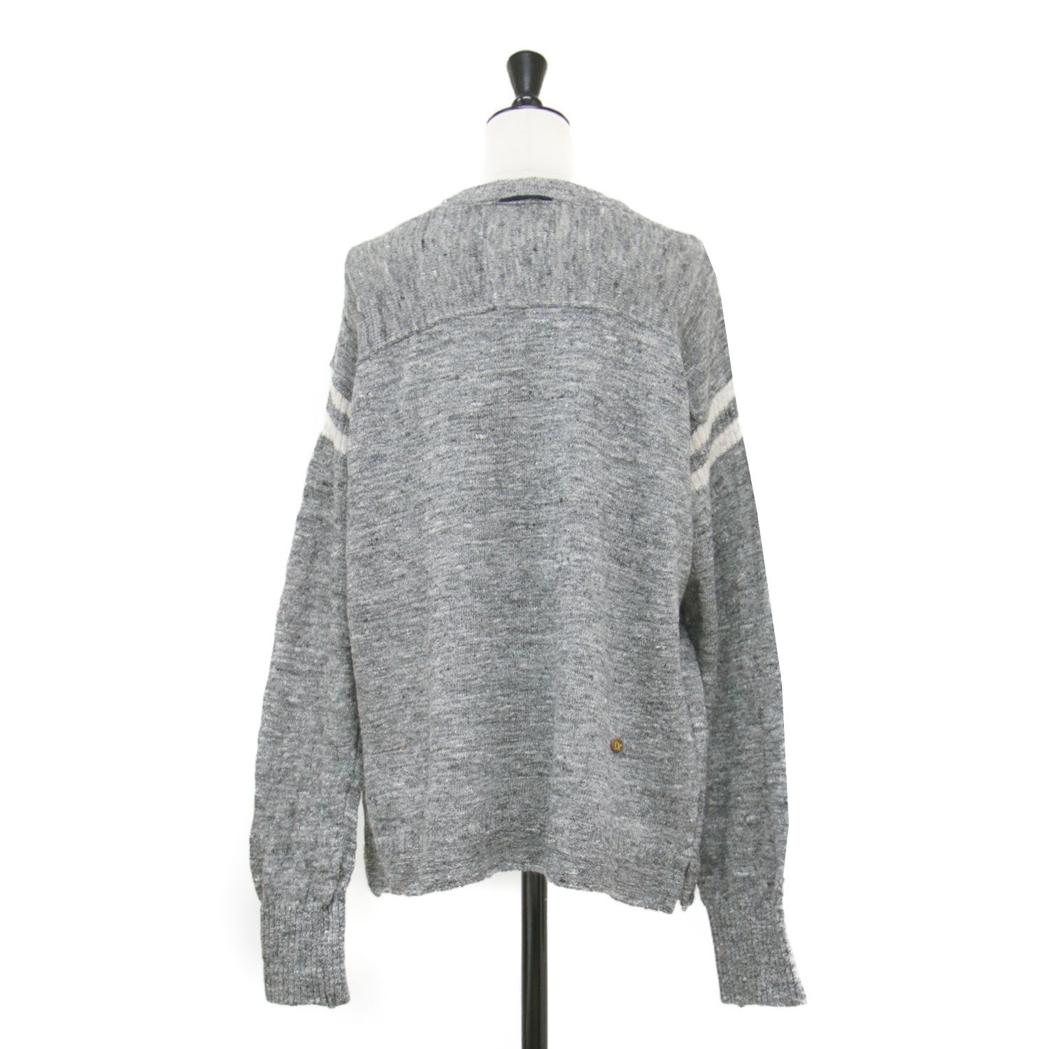 45R フォーティファイブ・アール ニット グレー サイズ:2(M) | リネン