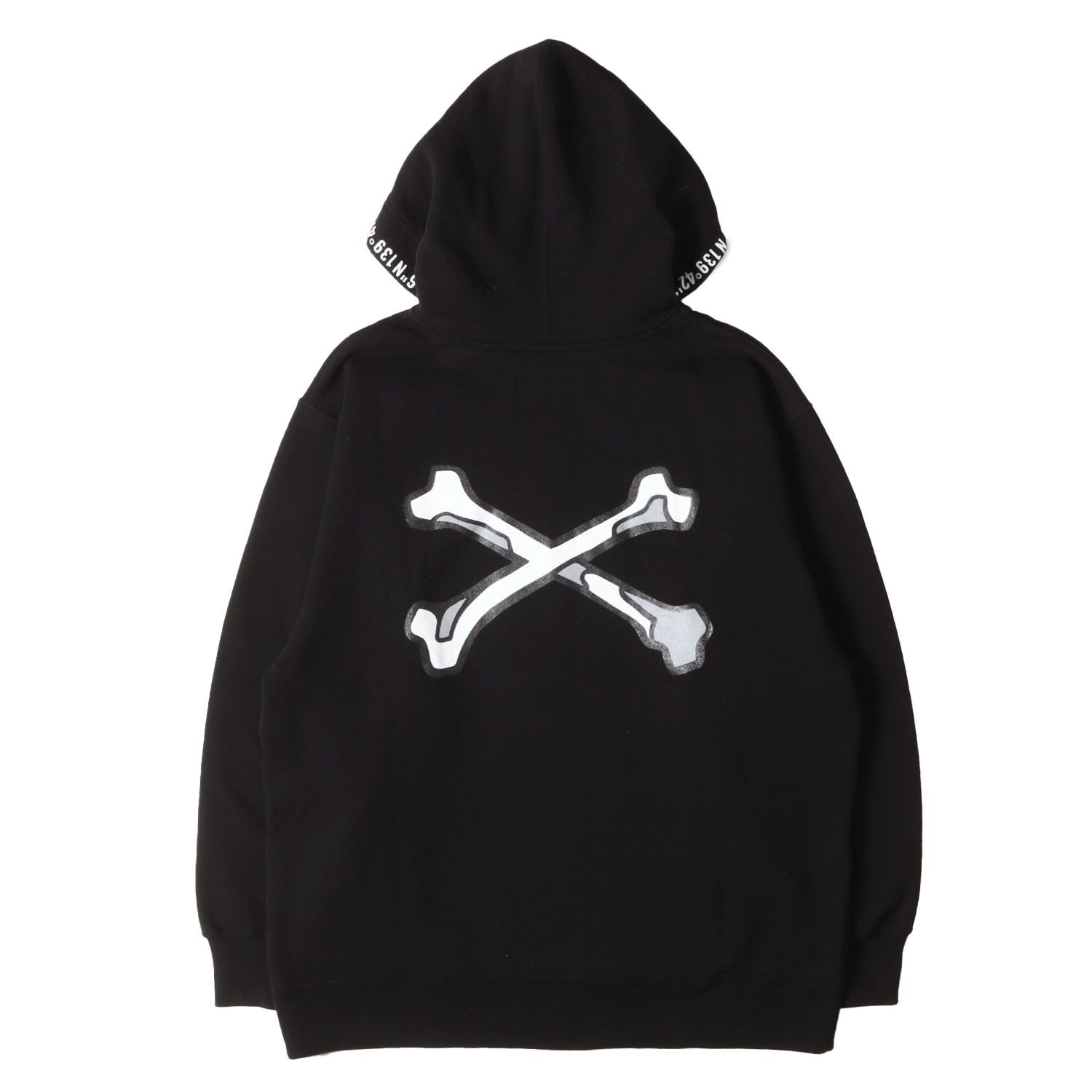 WTAPS ダブルタップス パーカー ブラック 黒 サイズ:M | 22AW クロス 