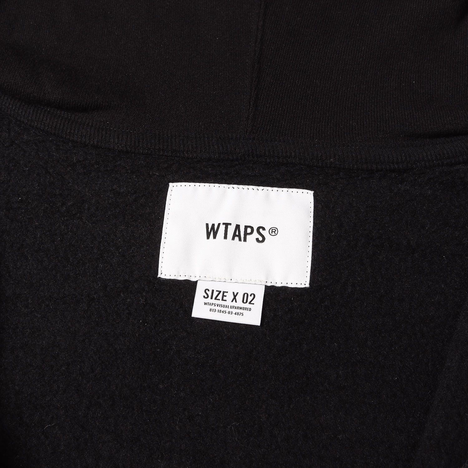 WTAPS ダブルタップス パーカー ブラック 黒 サイズ:M | 22AW クロス 