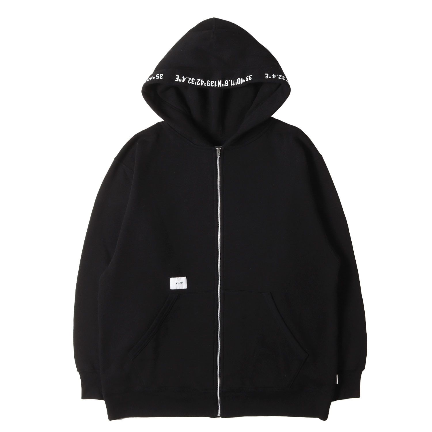 WTAPS ダブルタップス パーカー ブラック 黒 サイズ:M | 22AW クロス 
