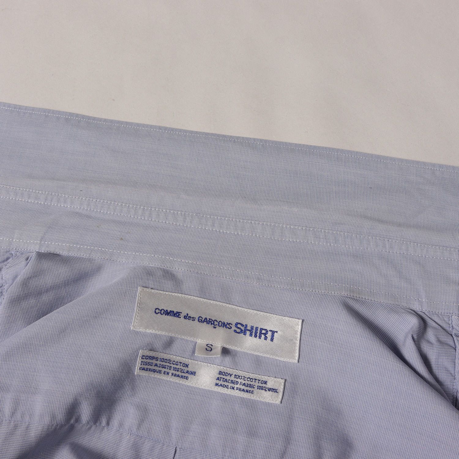 COMME des GARCONS SHIRT コムデギャルソン シャツ サックスブルー 