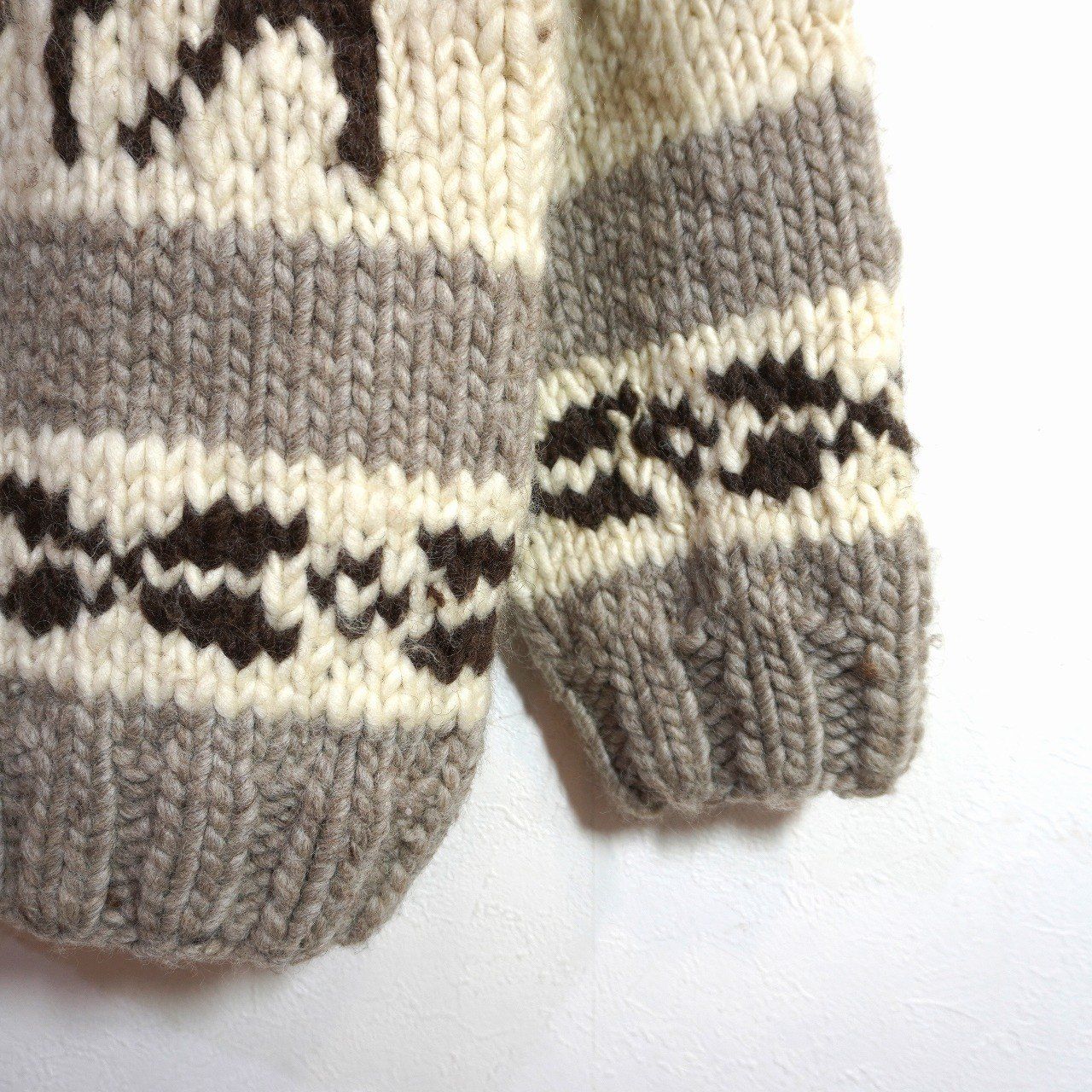 CANADIAN SWEATER COMPANY カウチンニットセーター カーディガン