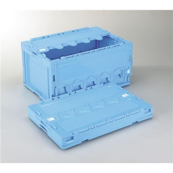 岐阜プラスチック工業 フタ付き 折りたたみコンテナ オリコン 〔75L