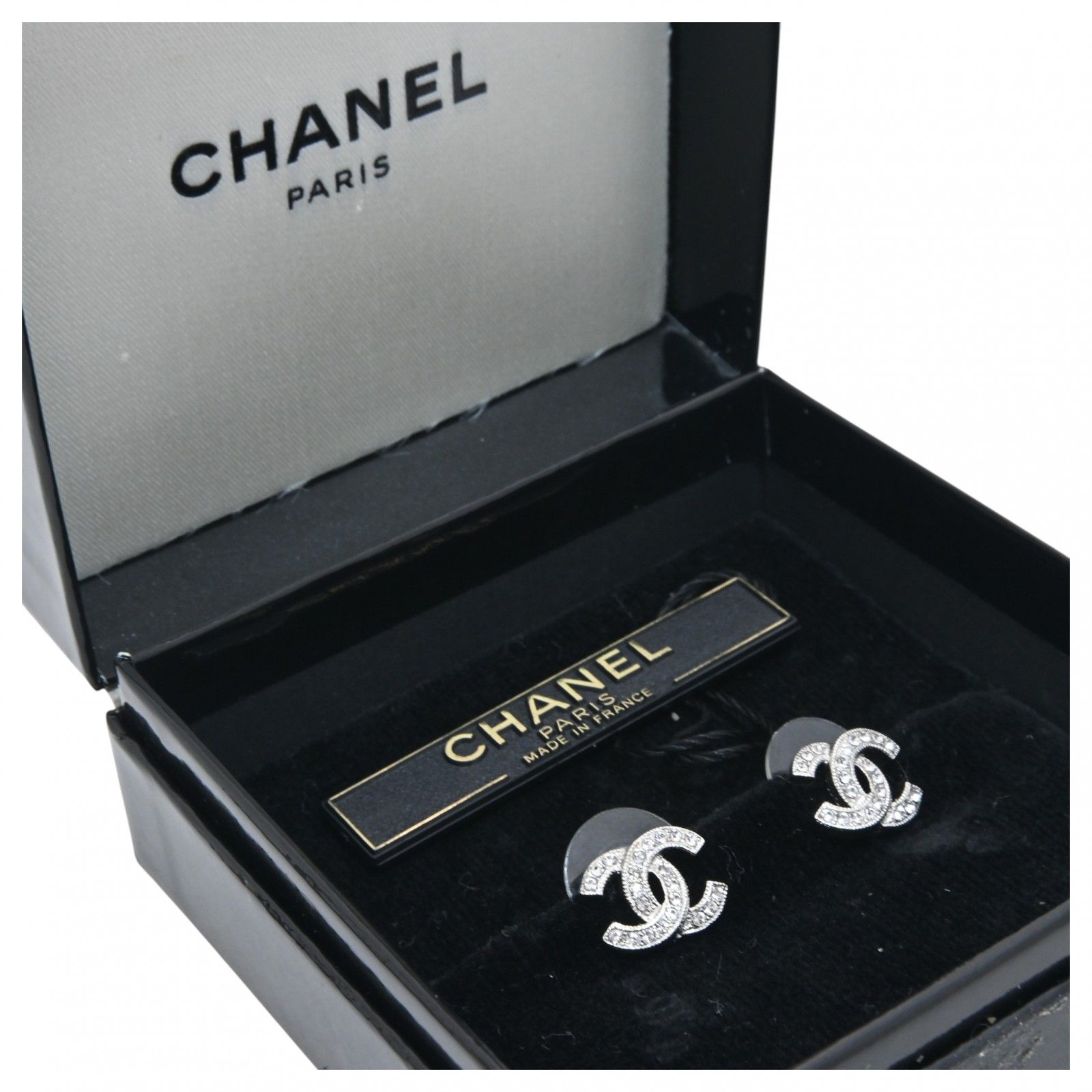 シャネル ココマーク ストーン シルバー ピアス Aランク ch8846cc
