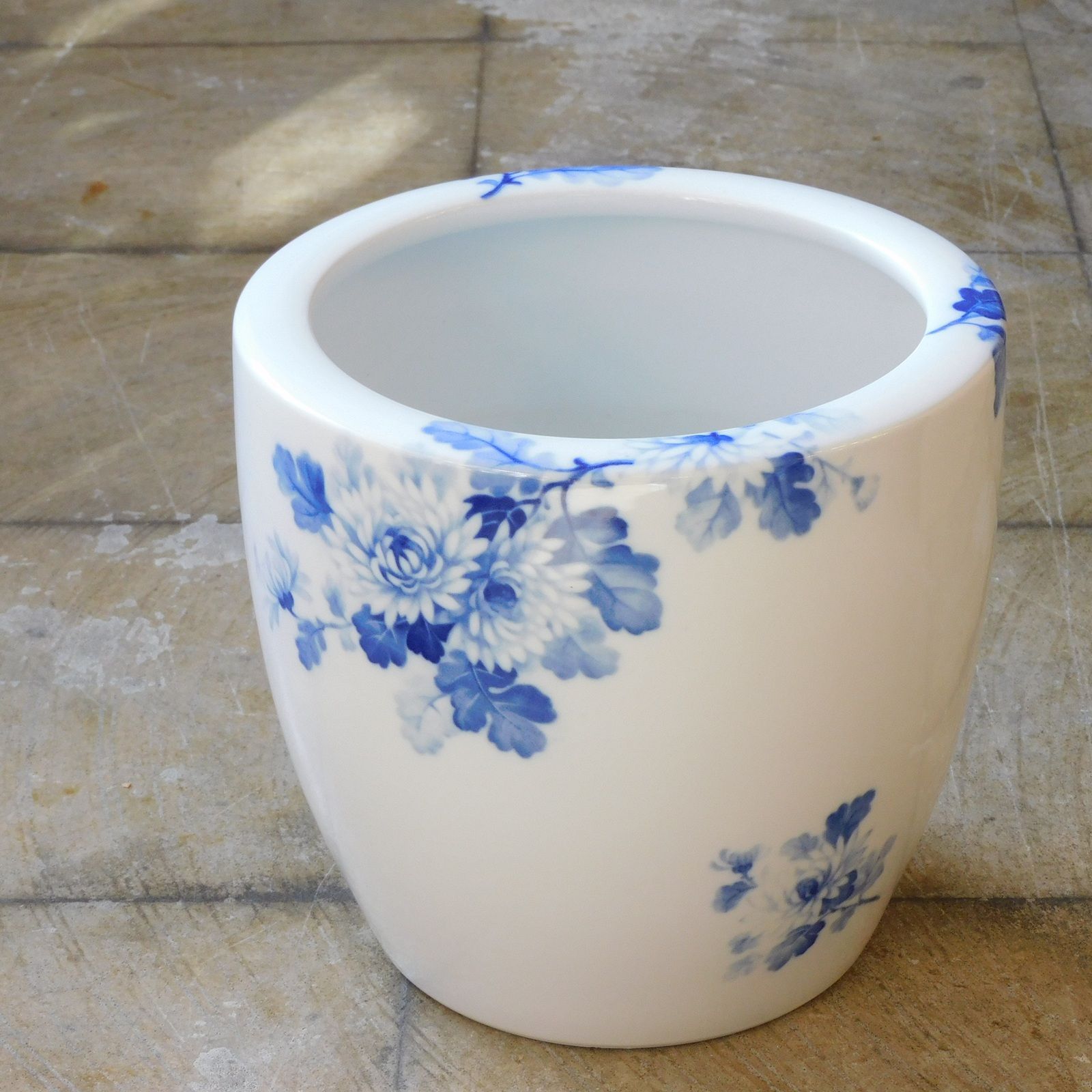 オールドノリタケ ブルー 火鉢 HK-a-05950 /日陶 noritake アールデコ