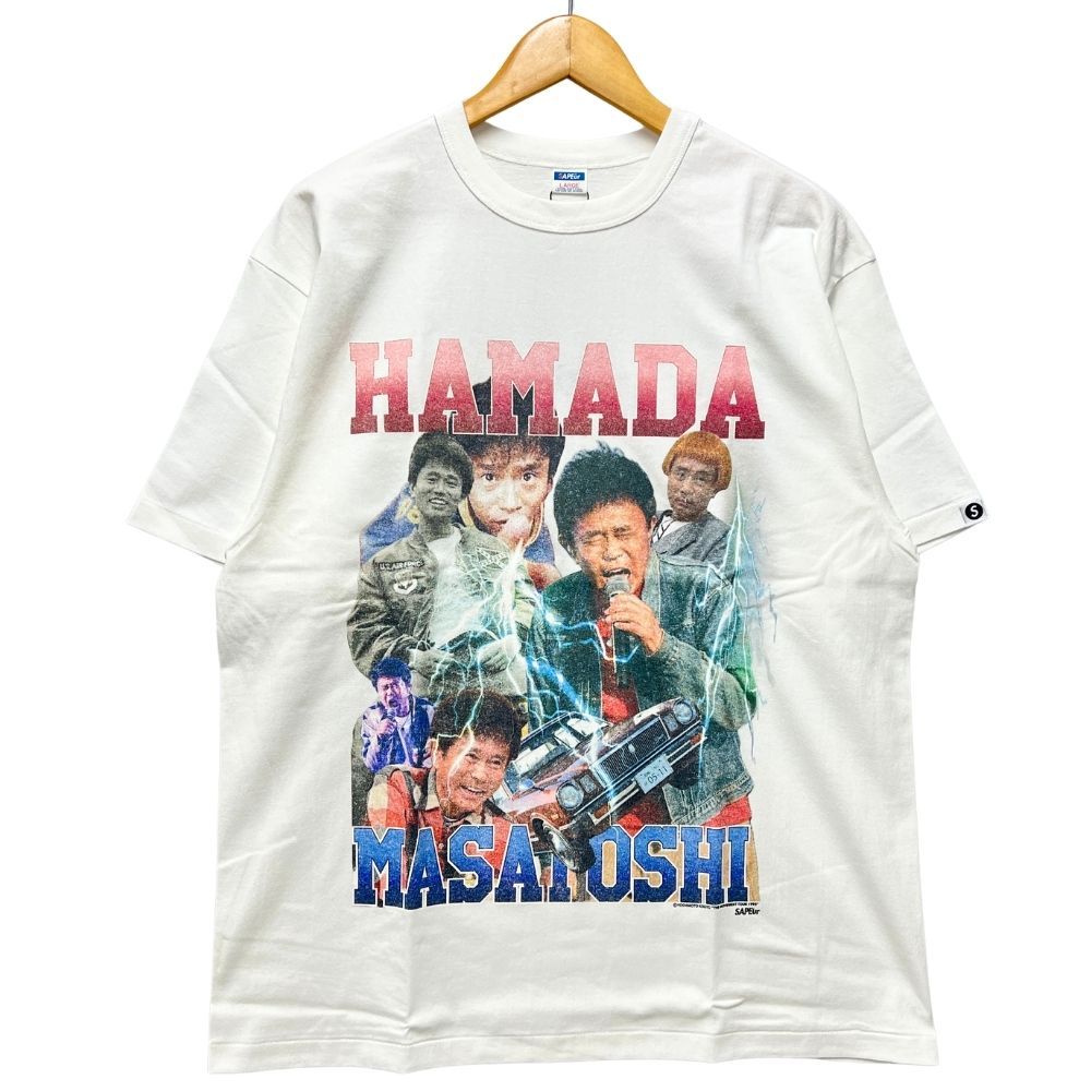 SAPEur サプール 浜田雅功 半袖Tシャツ ホワイト サイズ L 正規品
