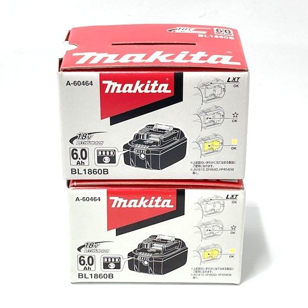 マキタ makita 純正 リチウムイオンバッテリー BL1860B 2個 マキタ makita 純正 リチウムイオンバッテリー BL1860B 2個