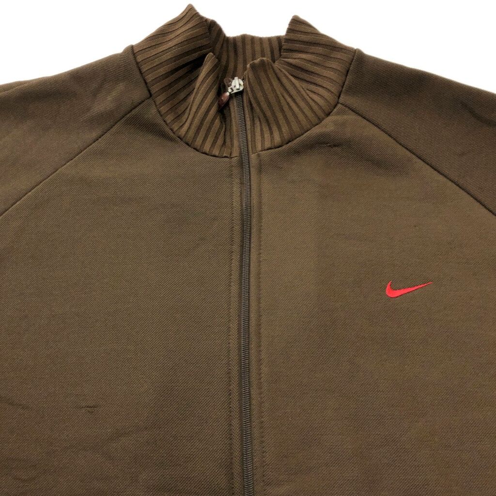 00年代 NIKE ナイキ トラックジャケット スポーツ ブラウン(メンズ XL