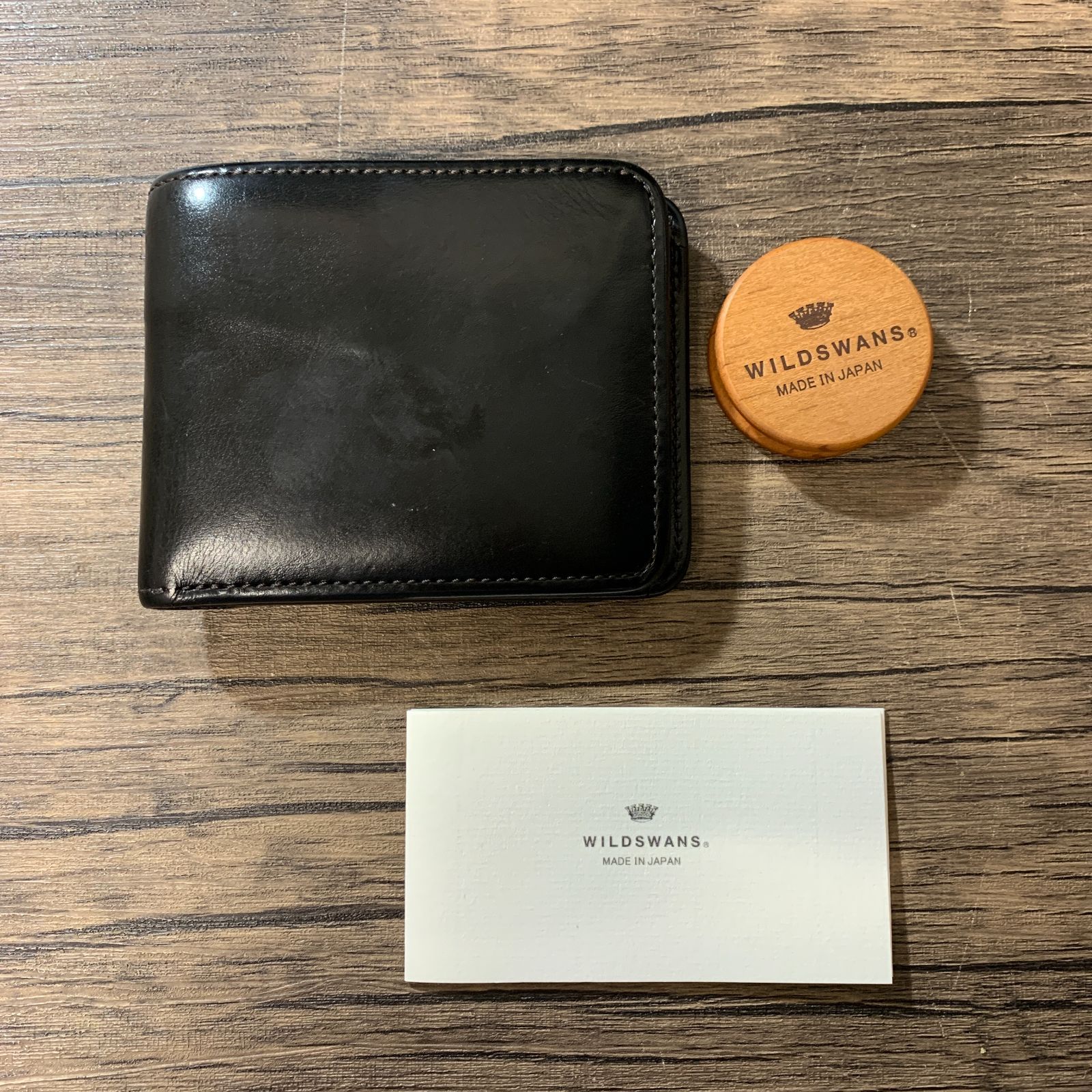 むつ79-022502] [併売] WILDSWANS SADDLE PULL UP GROUNDER 二つ折り