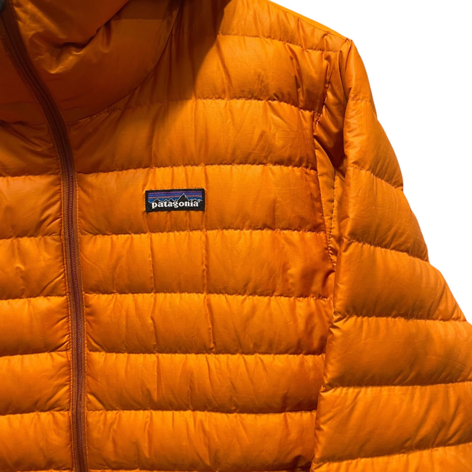 11s patagonia F/Z Down Sweater Hoodie ディープマンゴー XS