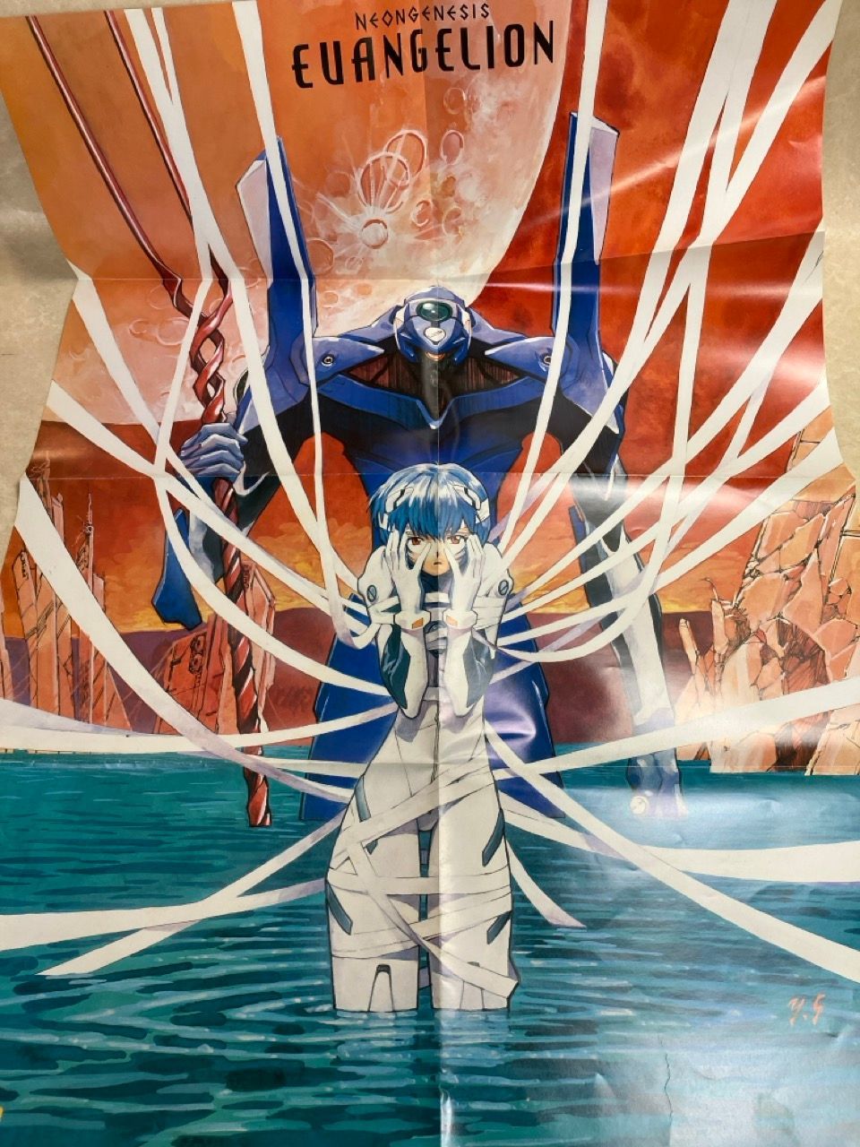 ポスター エヴァンゲリオン 貞本義行 Newtype付録 1996 - メルカリ