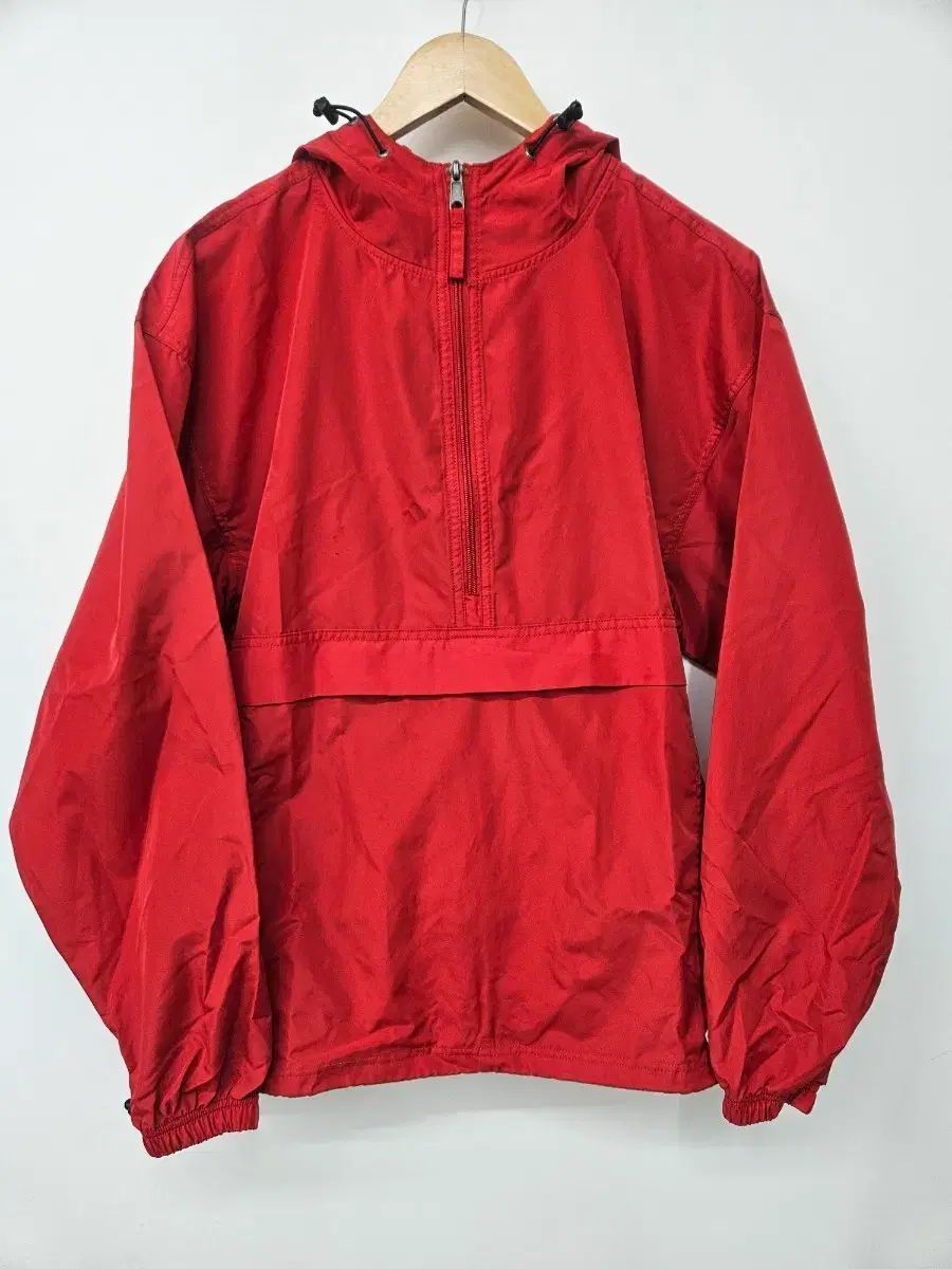 (가-327) チャンピオン レッド Anorak（アノラック）ウィンドブレーカー M