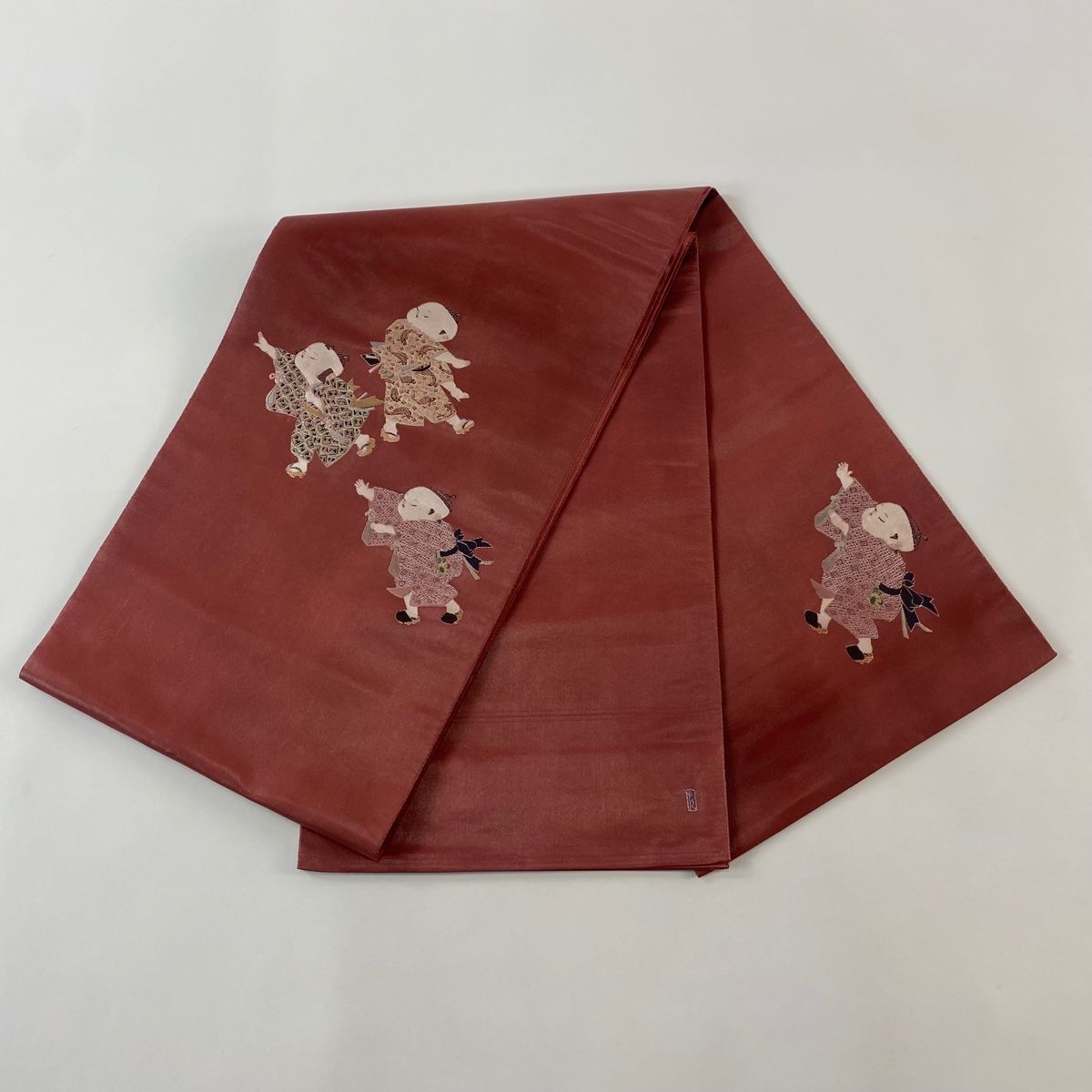 美品】 袋帯 逸品 由水十久監修 落款 挿頭を参らん 関西仕立て 童 箔