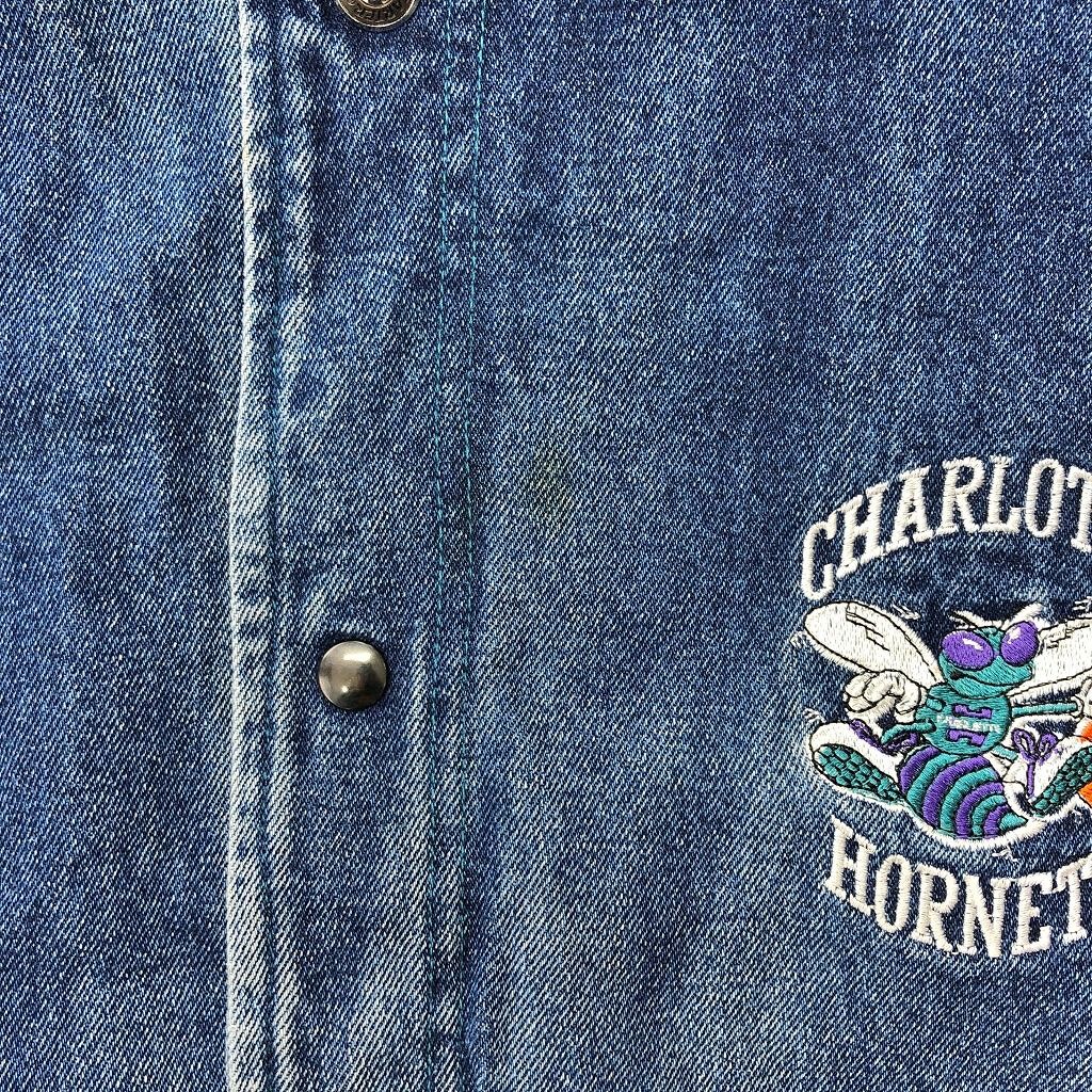 90年代 STARTER スターター NBA シャーロット・ホーネッツ デニム